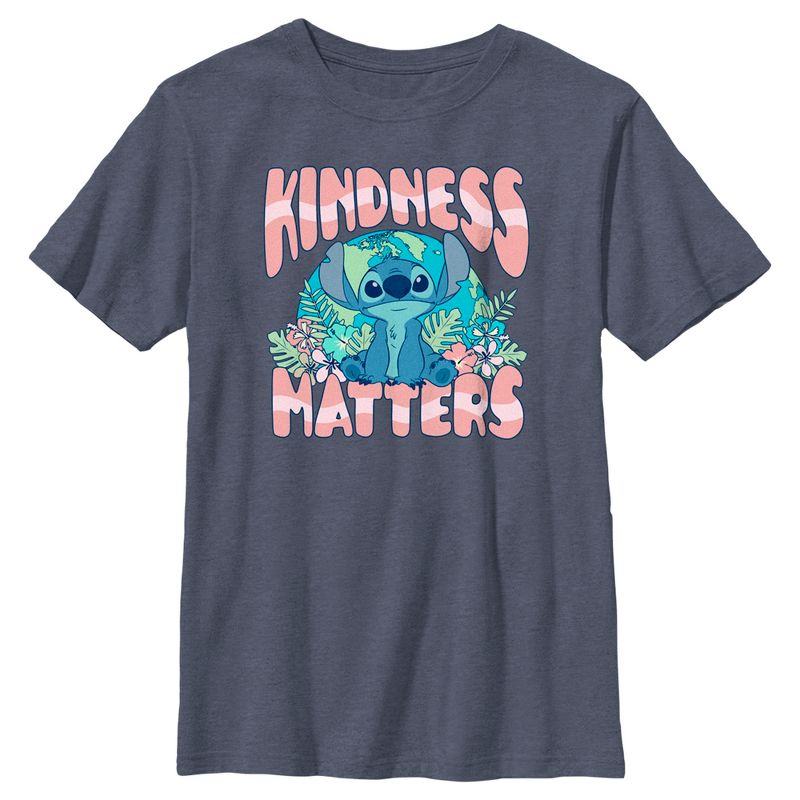 Boy's Lilo & Stitch Kindness matters Stitch T-Shirt