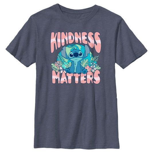 Boy's Lilo & Stitch Kindness matters Stitch T-Shirt