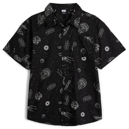 STAR WARS Hawaiian Button Down Dress Shirt Toddler to Big Kid