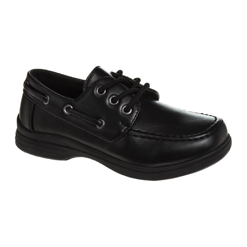 French Toast Lace Up Boys’ School Dress Shoes - Black
