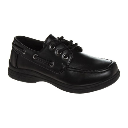 French Toast Lace Up Boys’ School Dress Shoes - Black