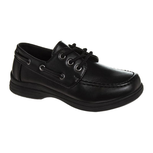 French Toast Lace Up Boys’ School Dress Shoes - Black