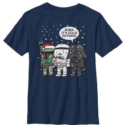 Boy's Star Wars Boba It's Cold Outside T-Shirt