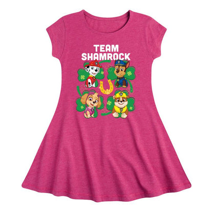 Girls' - Nickelodeon - Paw Patrol Fit & Flair Cap Sleeve Dress