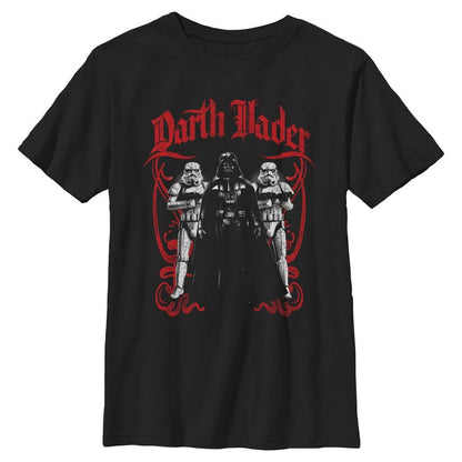 Boys Star Wars Darth Vader and Stormtrooper Pose T Shirt