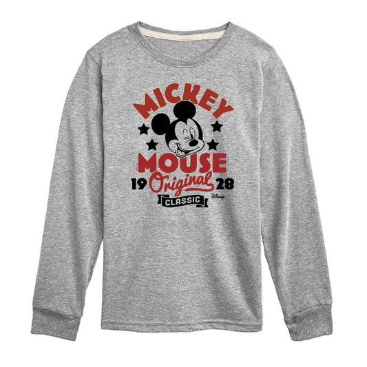 Boys' - Disney - Mickey Mouse Long Sleeve Graphic T-Shirt