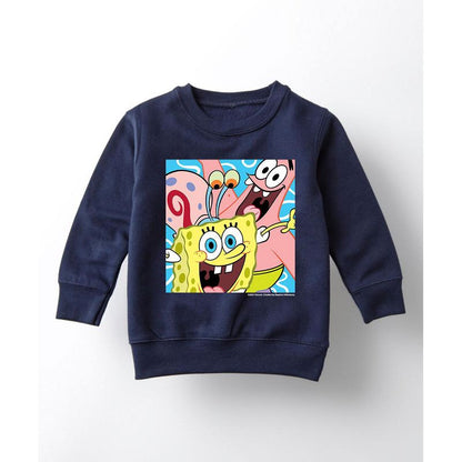 Boys' - SpongeBob SquarePants - Patrick Gary Graphic Long Sleeve Fleece Sweatshirt