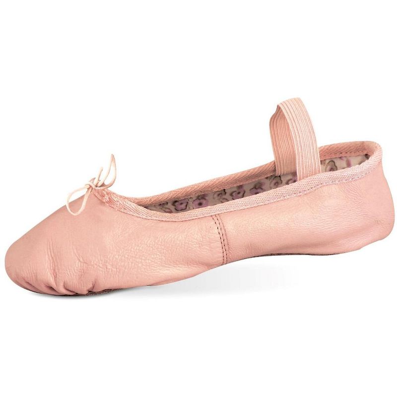Girl's Ballet Shoes by Danz N Motion 112 Full Sole Leather