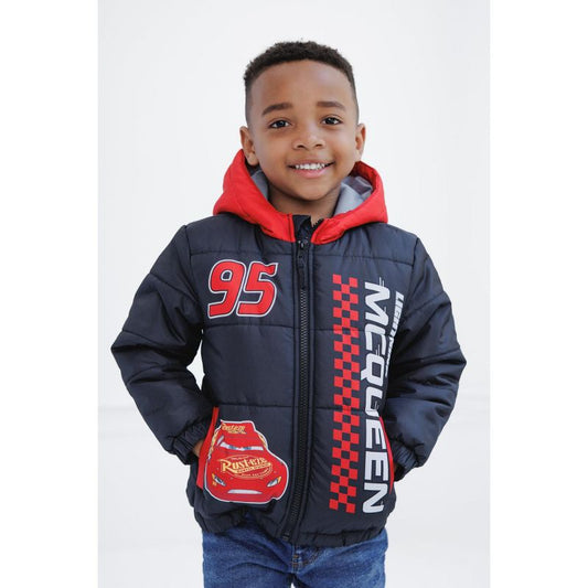 Disney Zip Up Winter Coat Puffer Jacket Toddler