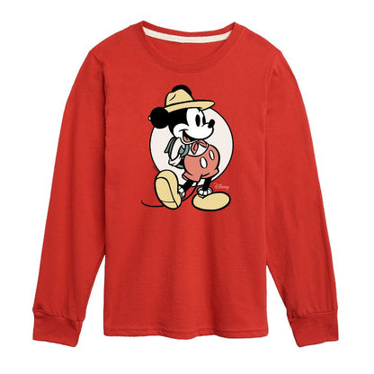 Boys' - Disney - Mickey Mouse Long Sleeve Graphic T-Shirt