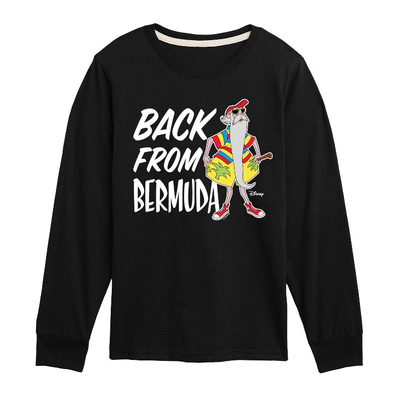 Boys' - Disney - Straight Outta Bermuda Long Sleeve Graphic T-Shirt