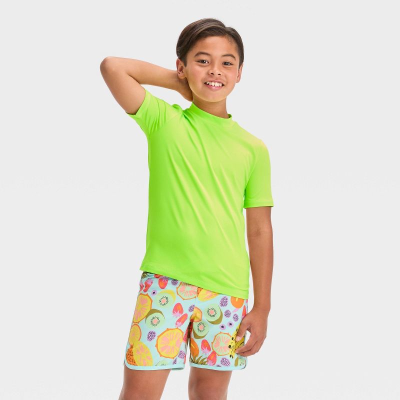 Boys' Solid Rash Guard Tshirt - Cat & Jack™