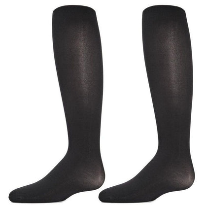 Memoi Girls' 2 Pair Pack Essentials Nylon Tights