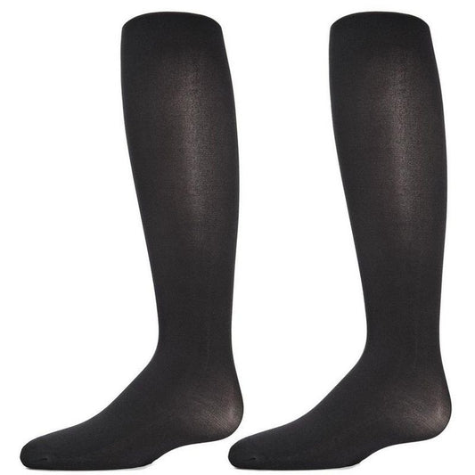 Memoi Girls' 2 Pair Pack Essentials Nylon Tights