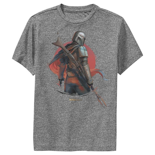 تي شيرت أداء Star Wars The Mandalorian Dusty Sunset للأولاد