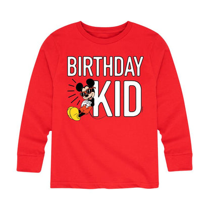 Boys' - Disney - Birthday Kid Long Sleeve Graphic T-Shirt
