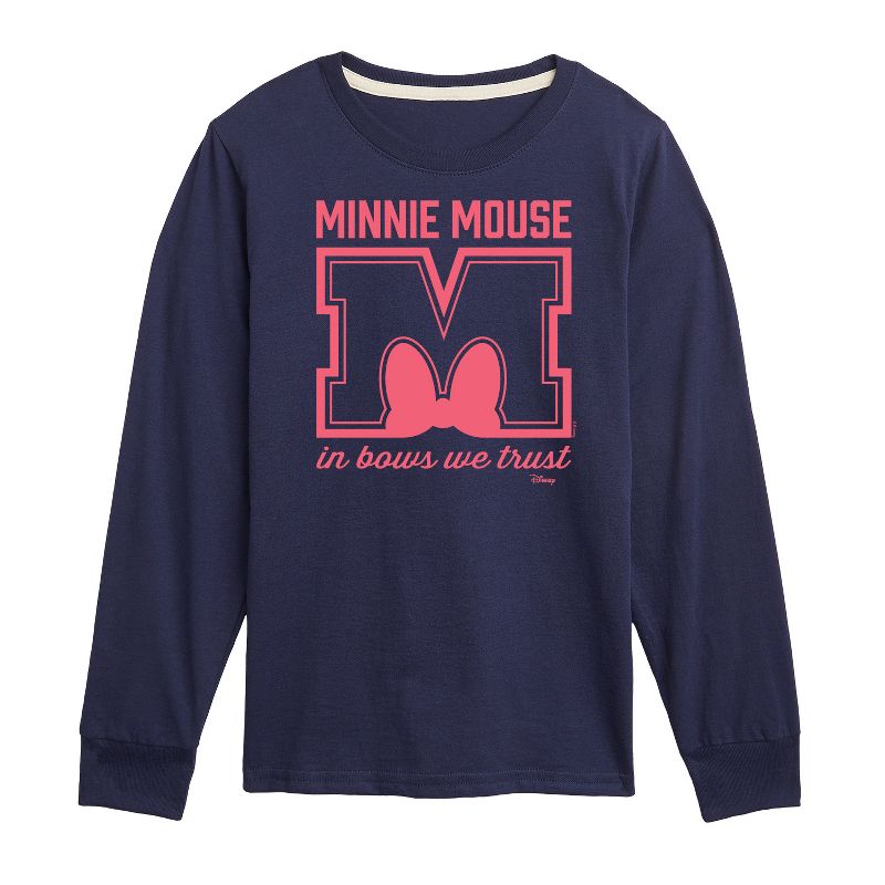 Boys' - Disney - Minnie Mouse Long Sleeve Graphic T-Shirt