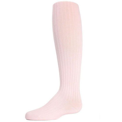 Memoi Girls Ribbed Cotton Blend Sweater Tights