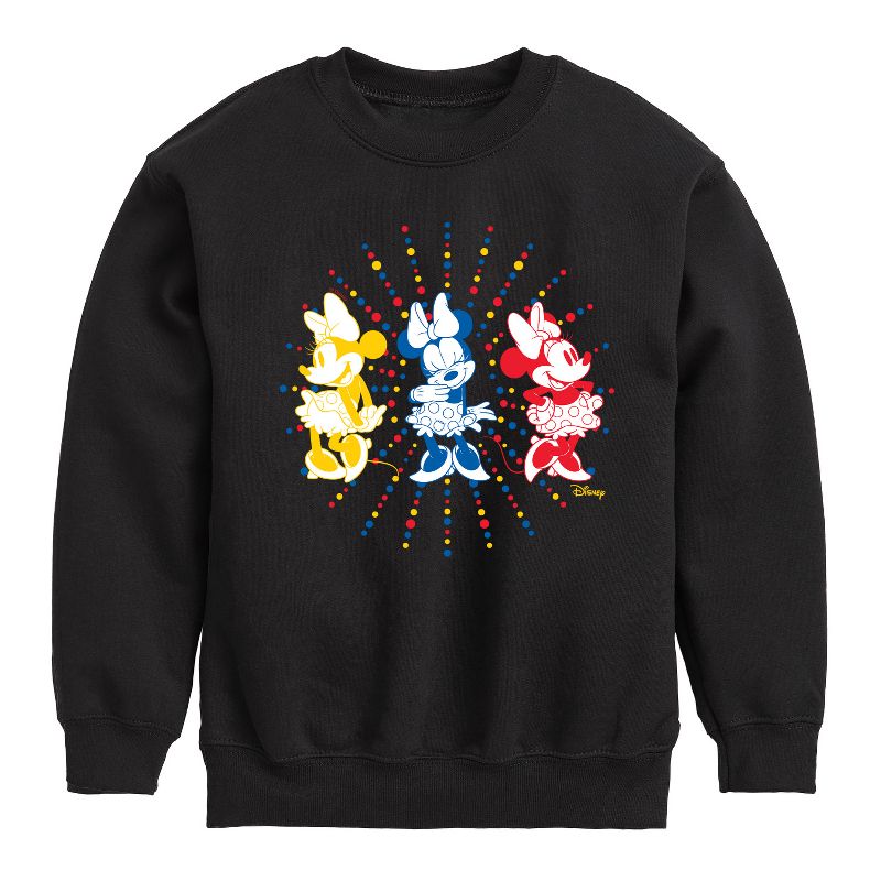 Boys' - Disney - Mickey & Friends Graphic Long Sleeve Fleece Sweatshirt