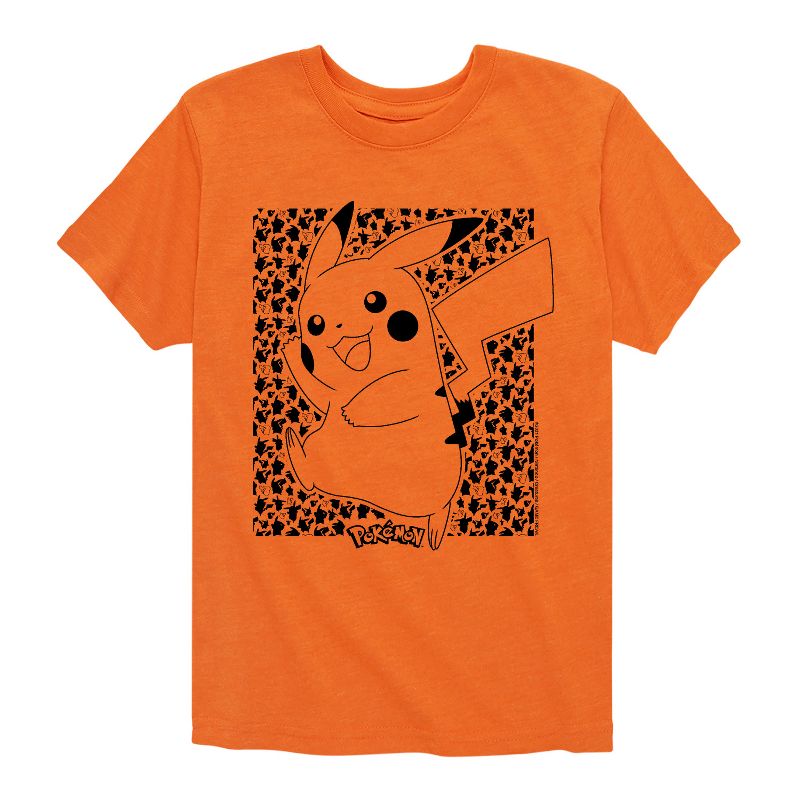 تي شيرت جرافيكي بأكمام قصيرة بنقشة بوكيمون وبيكاتشو للأولاد