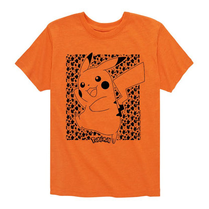 تي شيرت جرافيكي بأكمام قصيرة بنقشة بوكيمون وبيكاتشو للأولاد