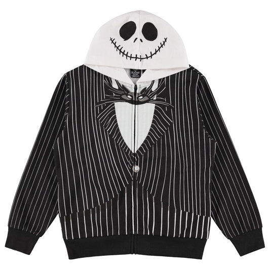 Boys Nightmare Before Christmas Hoodie - Nightmare Before Christmas Jack Skellington Cosplay Dress Up Costume Hoodie