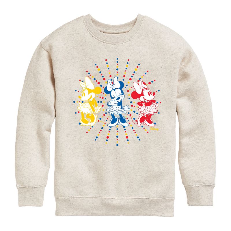 Boys' - Disney - Mickey & Friends Graphic Long Sleeve Fleece Sweatshirt