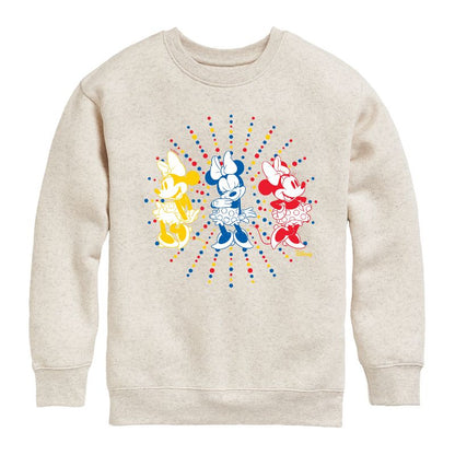 Boys' - Disney - Mickey & Friends Graphic Long Sleeve Fleece Sweatshirt