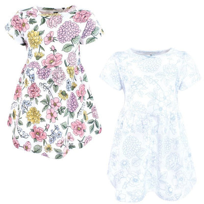 Luvable Friends Hudson Baby Short-Sleeve Dresses 2pk