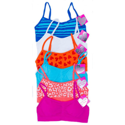 حمالات صدر Just Love Girls (عبوة من 6 قطع)