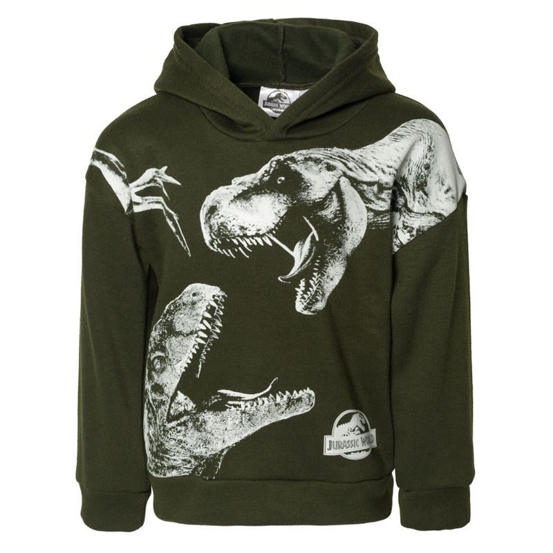 Jurassic World Dinosaur T-Rex Fleece Pullover Hoodie