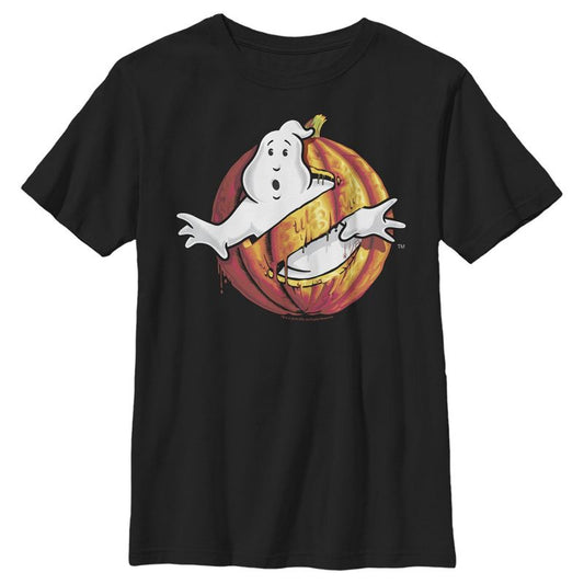 تي شيرت الأولاد بشعار قرع الهالوين من Ghostbusters