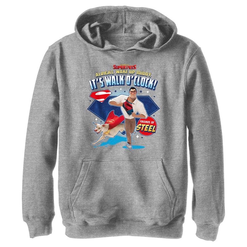 هودي بطبعة سوبرمان وكريبتو من رابطة دي سي سوبر بيتس للأولاد