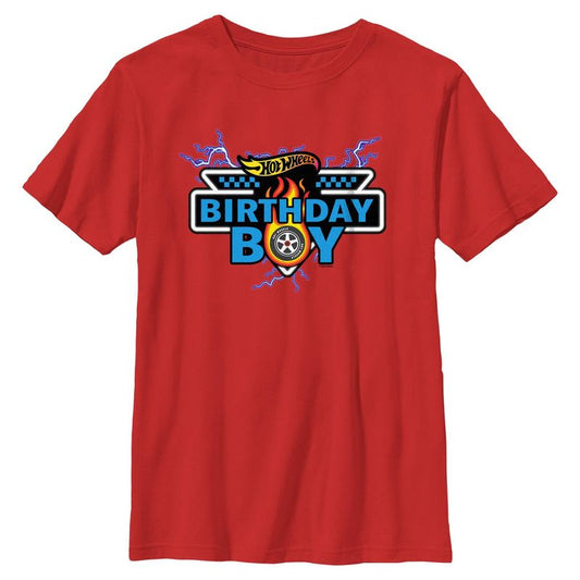 Boy's Hot Wheels Racing Birthday Boy T-Shirt