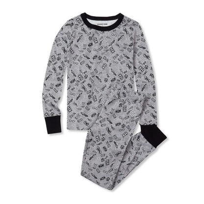 Lands' End Kids Pattern Snug Fit Pajama Set
