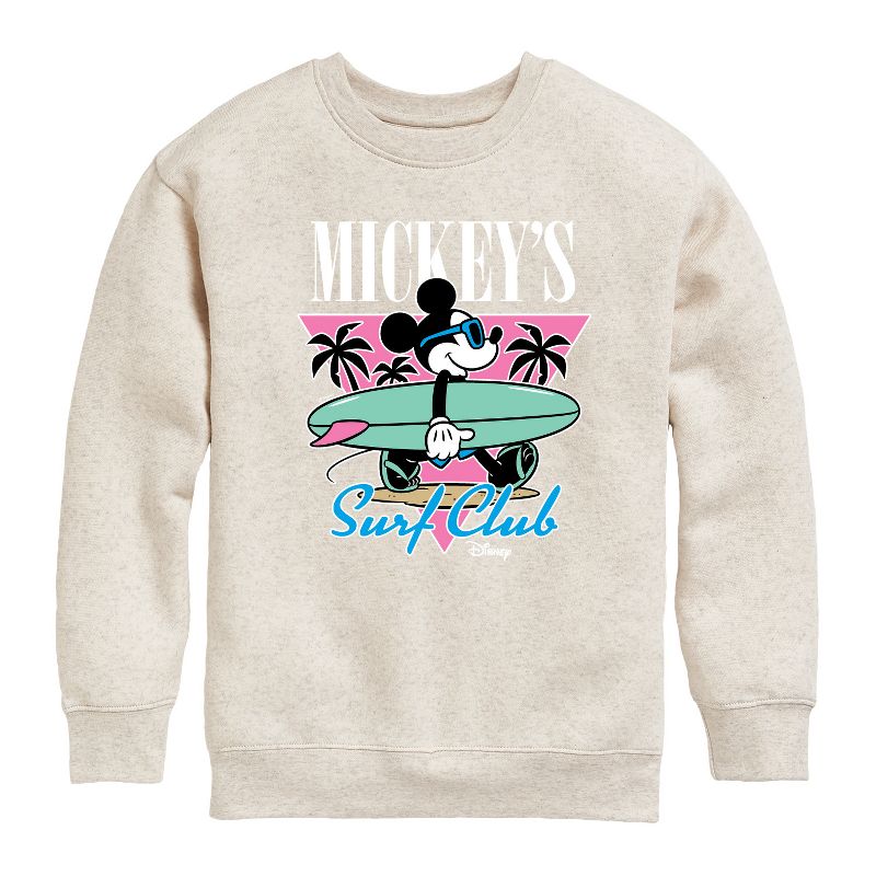 Boys' - Disney - Mickey & Friends Graphic Long Sleeve Fleece Sweatshirt