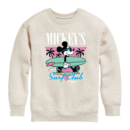 Boys' - Disney - Mickey & Friends Graphic Long Sleeve Fleece Sweatshirt