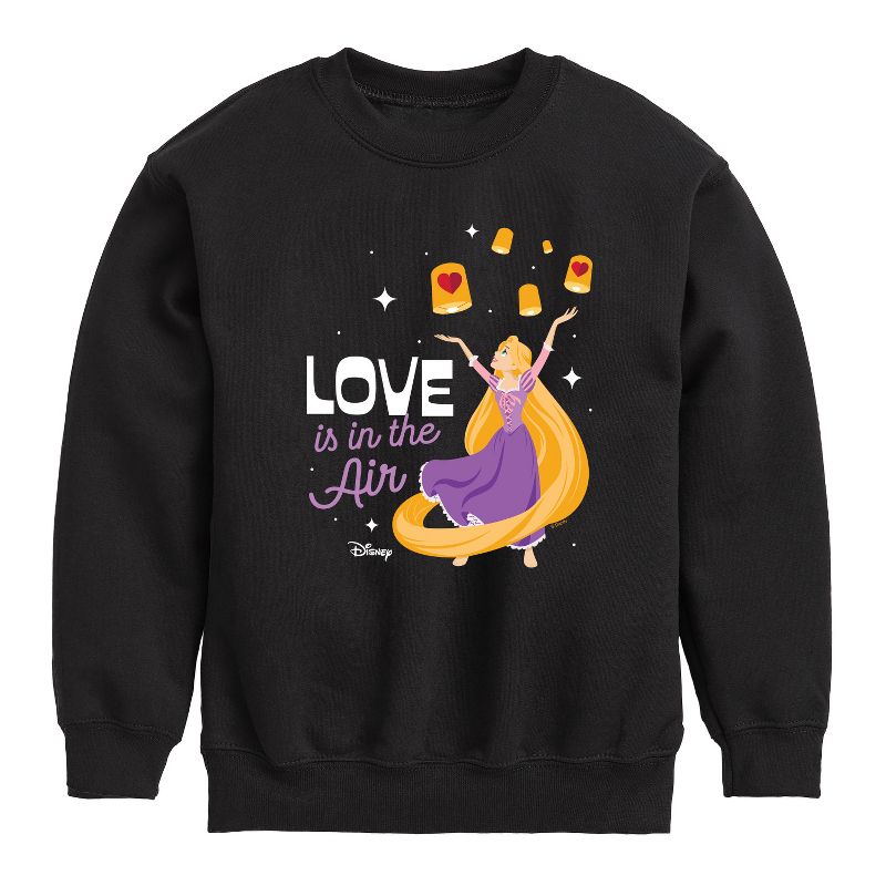 Boys' - Disney - Love Is In The Air Graphic Long Sleeve Fleece Sweatshirt
