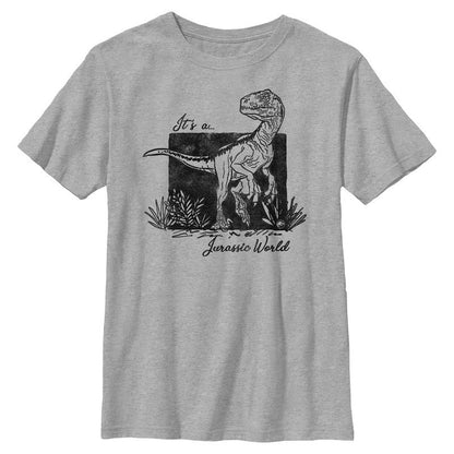 Boys Jurassic World Artistic Dino Painting T Shirt