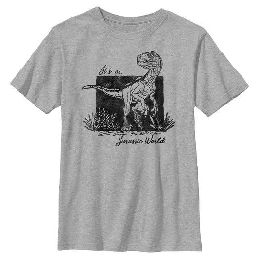 Boys Jurassic World Artistic Dino Painting T Shirt