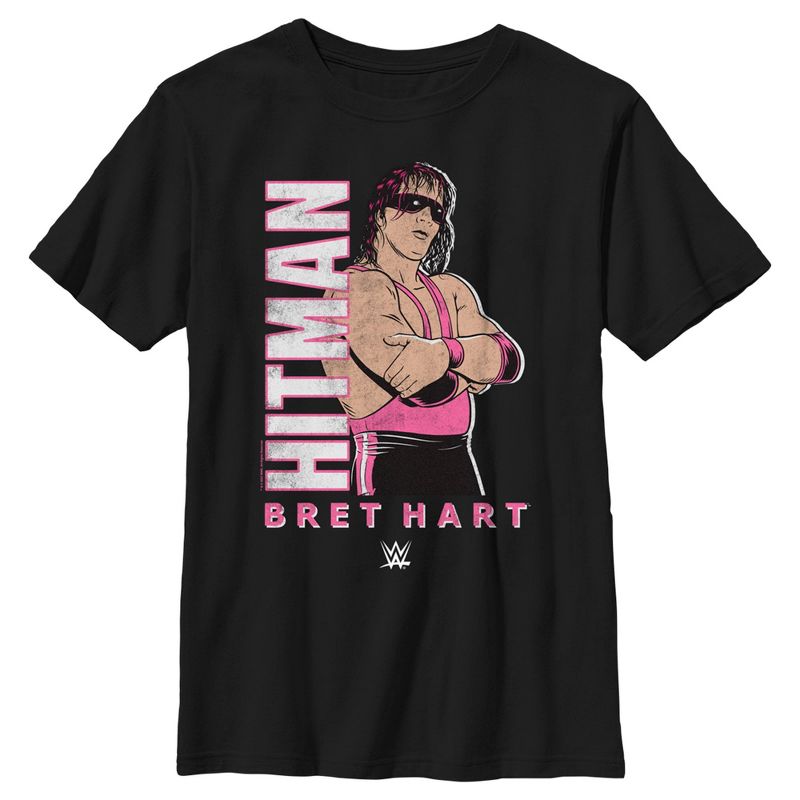 تي شيرت WWE Hitman Bret Hart للأولاد