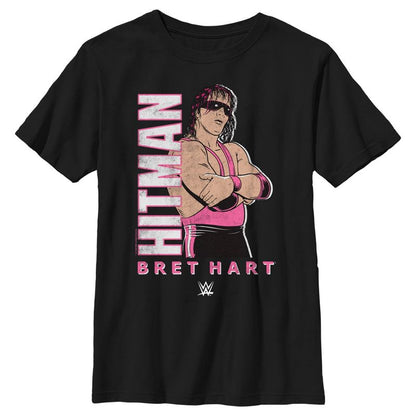 تي شيرت WWE Hitman Bret Hart للأولاد