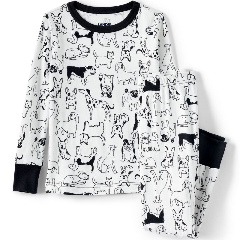 Lands' End Kids Pattern Snug Fit Pajama Set (Part 3)