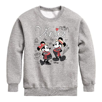Boys' - Disney - Mickey & Friends Graphic Long Sleeve Fleece Sweatshirt