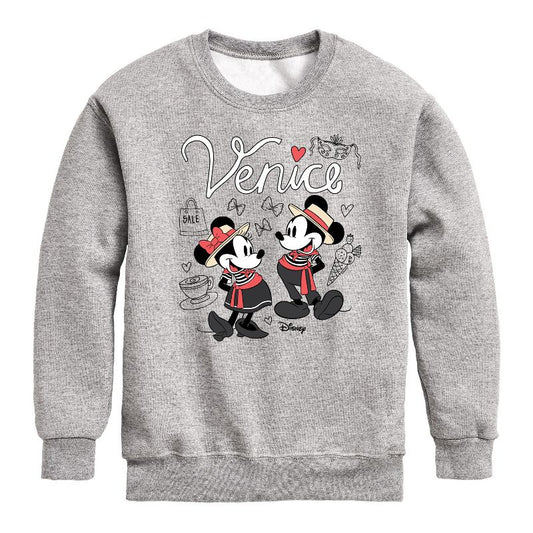 Boys' - Disney - Mickey & Friends Graphic Long Sleeve Fleece Sweatshirt