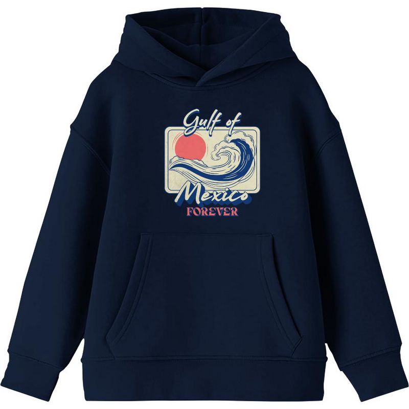 Gulf of Mexico Forever Sunset Wave Youth Long Sleee Hoodie