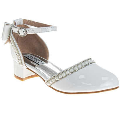 Badgley Mischka Girls' Low Heeled Dress Shoes Black