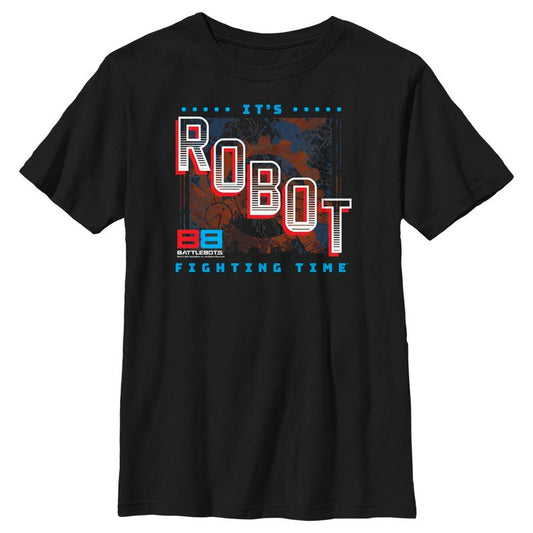 تي شيرت Battlebots It's Robot Fighting Time للأولاد