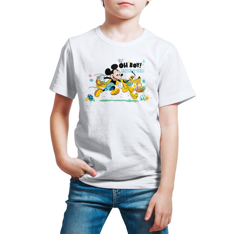 Boys' - Disney - Oh Boy Easter Is Here Short Sleeve Graphic T-Shirt