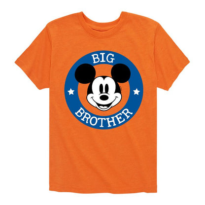 Boys' - Disney - Mickey Big Brother Short Sleeve Graphic T-Shirt